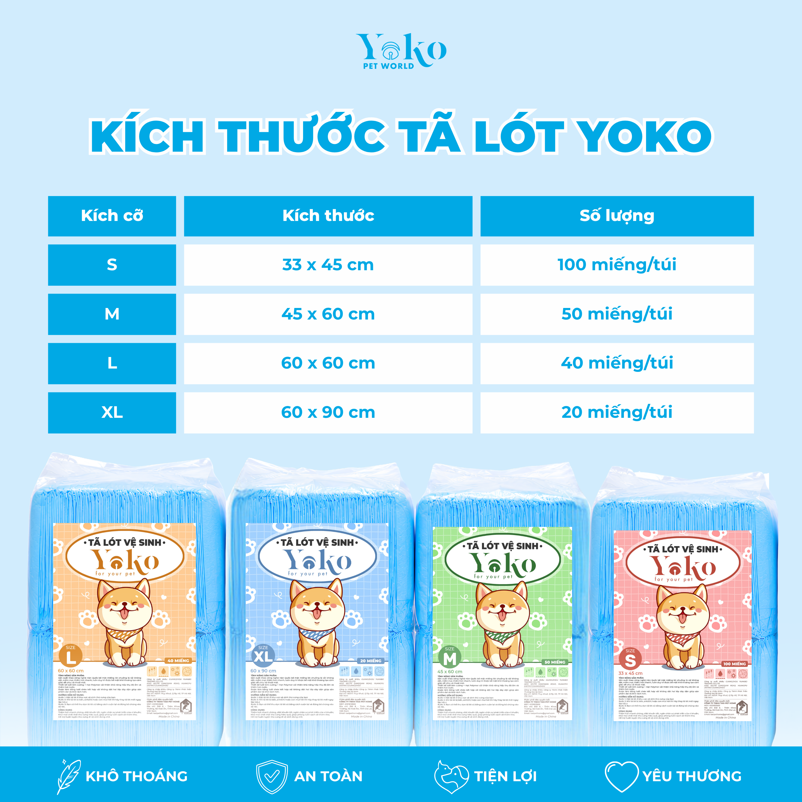 Tã lót YOKO